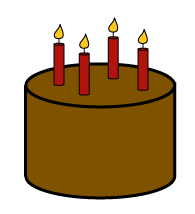 how to draw a birthday cake step six