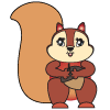How to draw a Cartoon Squirel