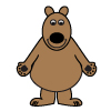 How to draw a cartoon bear
