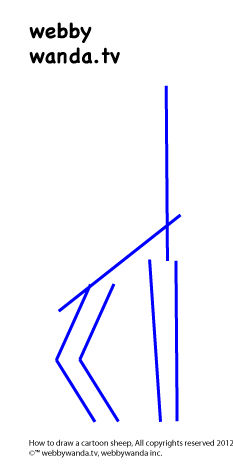 How to draw a cartoon Giraffe Step By Step with webbywanda