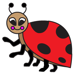 How to draw a Cartoon Ladybug step 7
